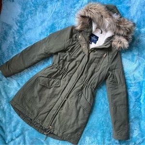 American Eagle Army Green Coat